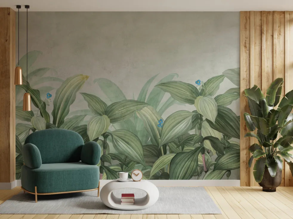 Motley Grass Tropical Plants Wallpaper Murals image 3