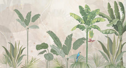 Banana Tree Tropical Wallpaper Wall Mural image 5