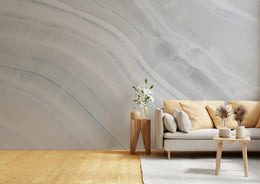 White Pearl Marble Wallpaper Wall Mural image 3