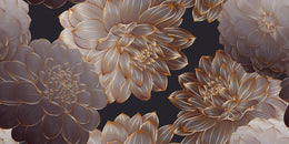 Luxurious Dahlia Peel and Stick Floral Wallpaper image 6