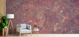 Bold Industrial Rustic Red Metallic Removable Wallpaper