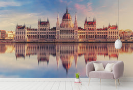 Hungarian Gothic Revival Self-Adhesive City Wallpaper