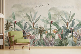 Vibrant Tropical And Woodland Forest Wallpaper image 2