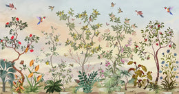 Chinoiseries Birds And Leaves Removable Wallpaper image 5