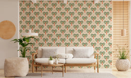 Minimalist Boho Palm Tree Retro Wallpaper Peel and Stick image 4