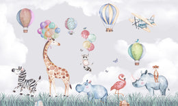 Baby Animals Kids Room Wallpaper Mural image 5