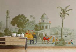 Indian Caravan Journey Peel and Stick Wallpaper image 1