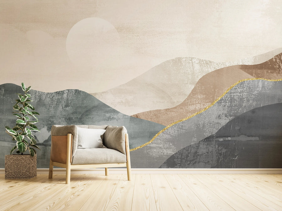 Celestial Whispers Abstract Wallpaper