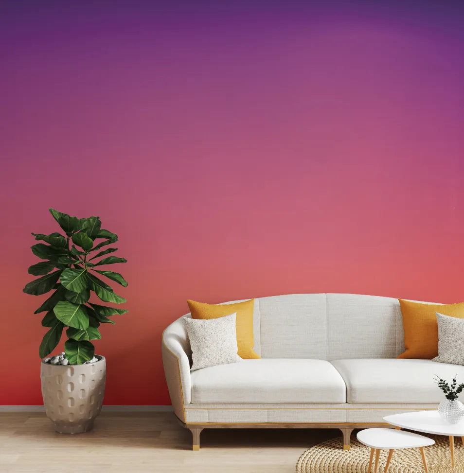 Dreamy Cosmic Ombre Wall Mural Wallpaper image 0