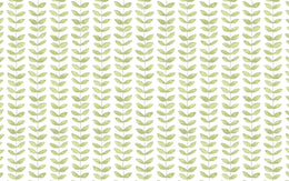Green Leaf Repeat Pattern Wallpaper Mural image 5