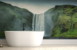 The Allure Waterfall Jungle Wall Mural image 2