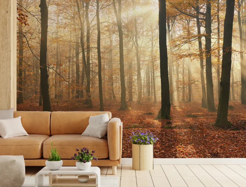 Nature’s Canvas Jungle Stick-on Wallpaper Mural image 2