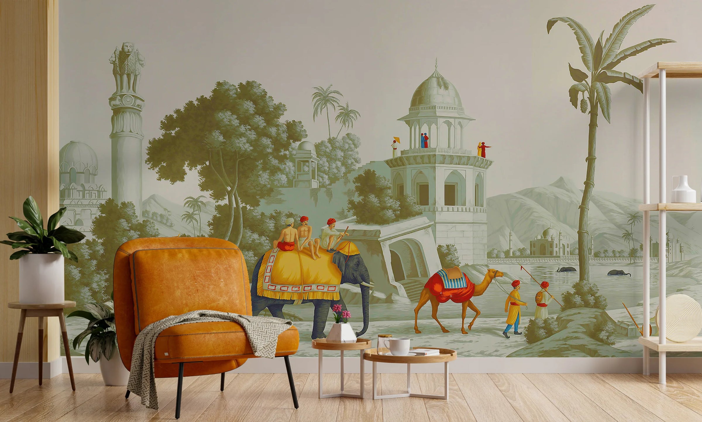 Indian Caravan Journey Peel and Stick Wallpaper image 3