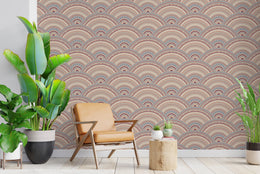 Vibrant Ethnic Boho Design Peel and Stick Wallpaper