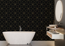 Diamond Geometric Pattern Peel and Stick Wallpaper