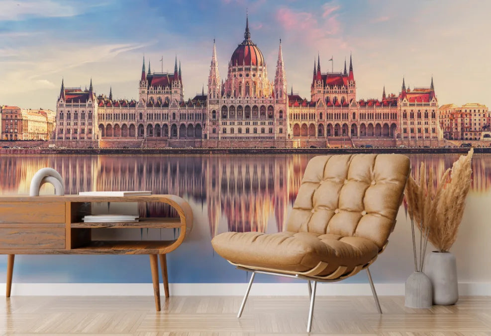 Hungarian Gothic Revival Self-Adhesive City Wallpaper image 1