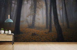 Autumn Golden Forest Wallpaper image 3