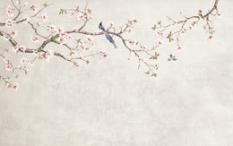 Chinoiseries Cherry Blossom Wallpaper Mural image 5