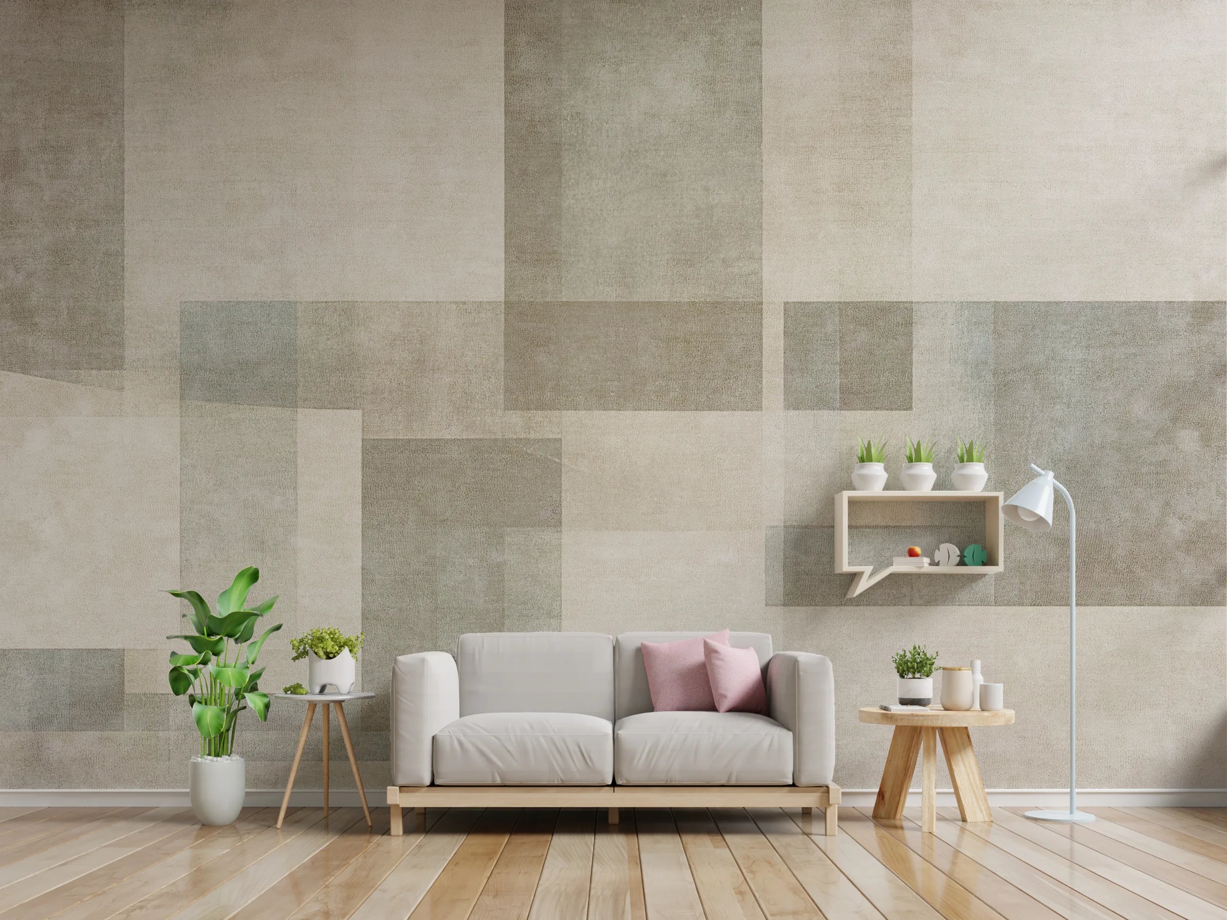 Monochrome Maze Abstract Wallpaper image 4