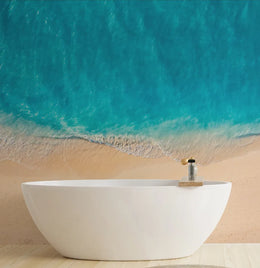 Beach Front Ocean Wallpaper image 0