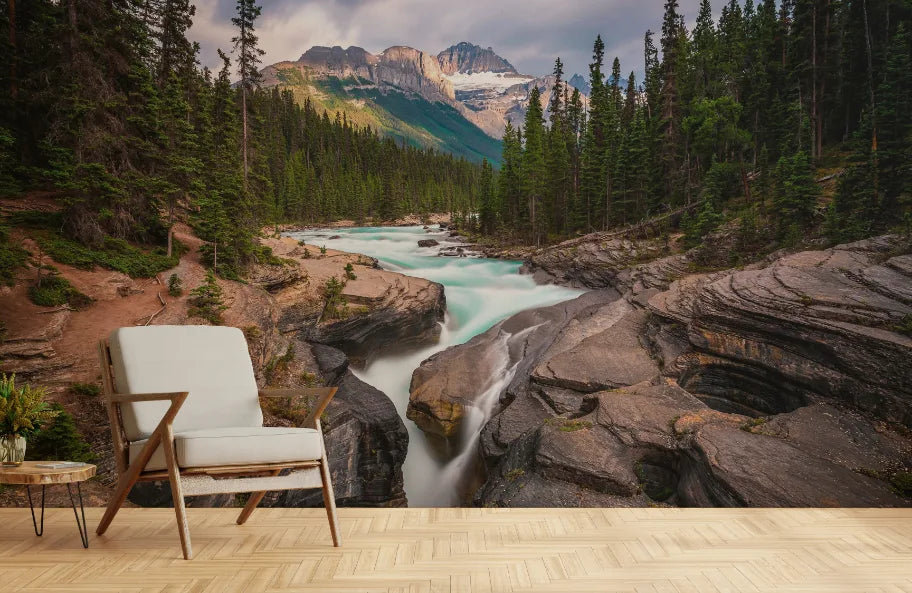 Breathtaking Forest Removable Wallpaper image 1