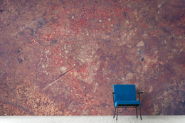 Bold Industrial Rustic Red Metallic Removable Wallpaper image 4
