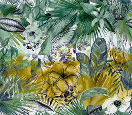 Verdant Vibes Abstract Wallpaper image 6