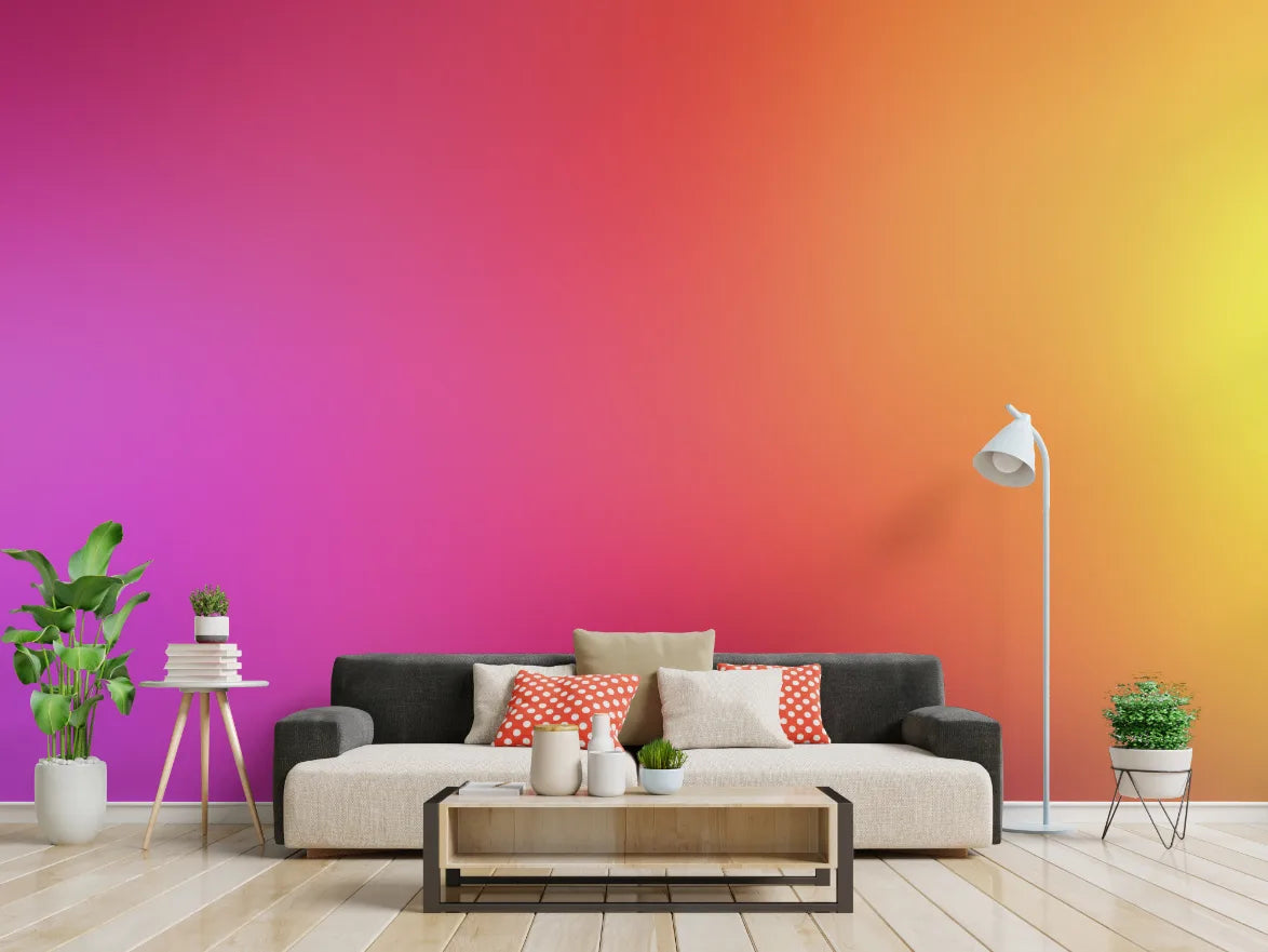 Neon Shades Ombre Wallpaper Mural image 5