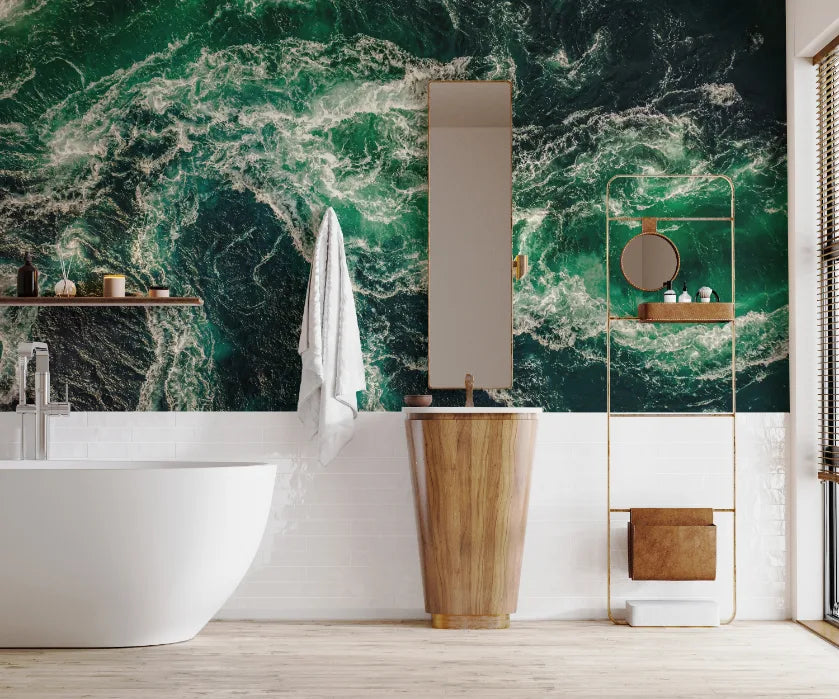 Crystal Clear Waves Wallpaper image 2