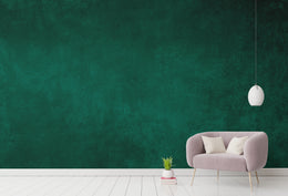 Viridian Green Concrete Wallpaper Peel and Stick Luxurious Living Room Decor