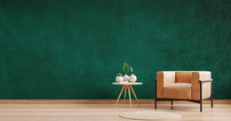 Viridian Green Concrete Wallpaper Peel and Stick Luxurious Living Room Decor