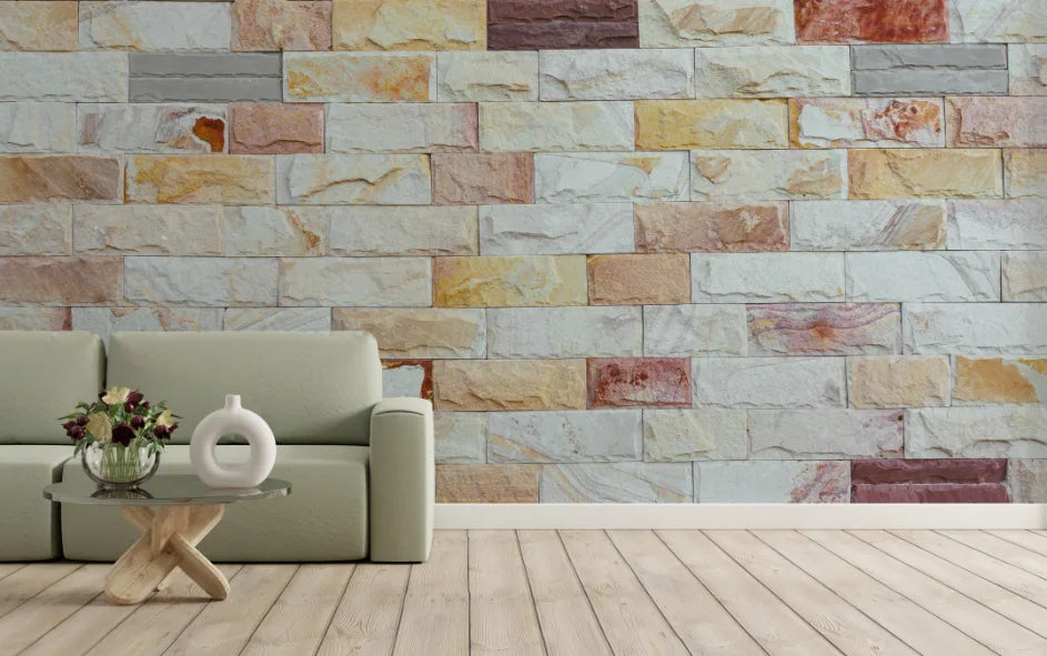 Real Texture Style Brick Wallpaper Murals image 6