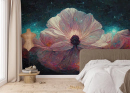 Midnight Bloom Floral Wallpaper image 1