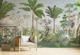Mughal Garden Forest Wallpaper Murals image 4
