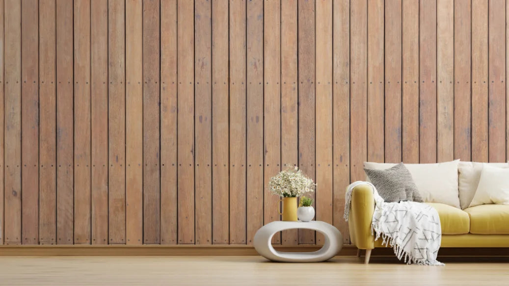 Vertical Wood Panel Slats Striped Wallpaper – Peel and Stick Texture for Office Cork Wall Covering image 4