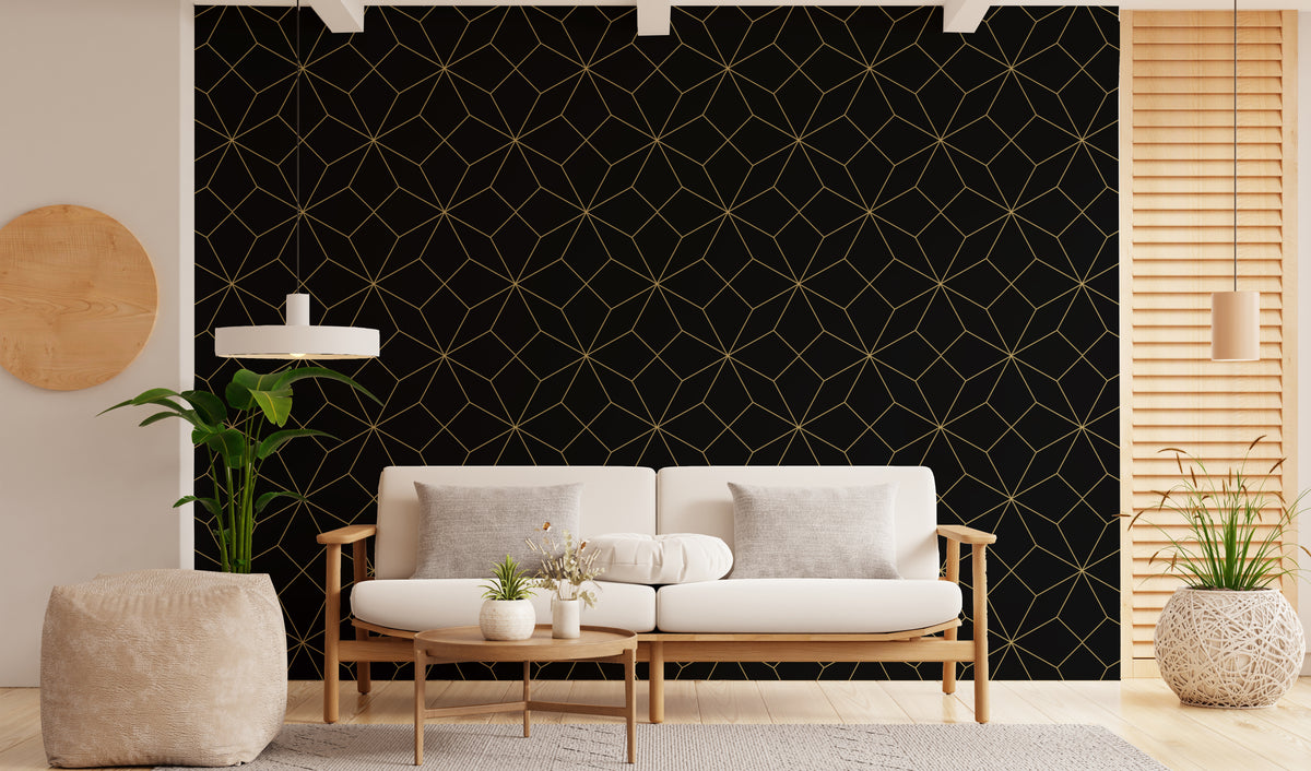Diamond Geometric Pattern Peel and Stick Wallpaper