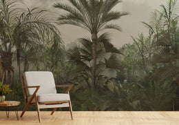 Green Vibrant Tropical Rainforest Jungle Wallpaper