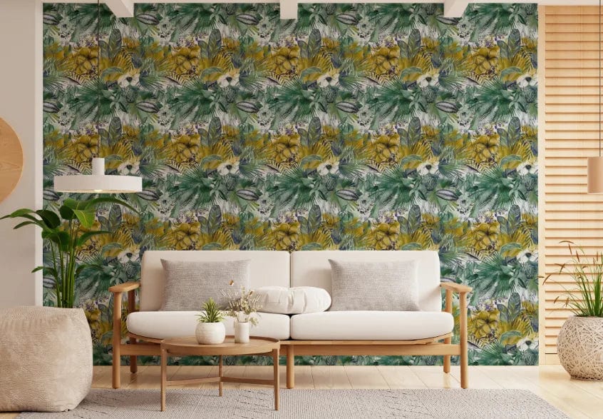 Verdant Vibes Abstract Wallpaper image 0