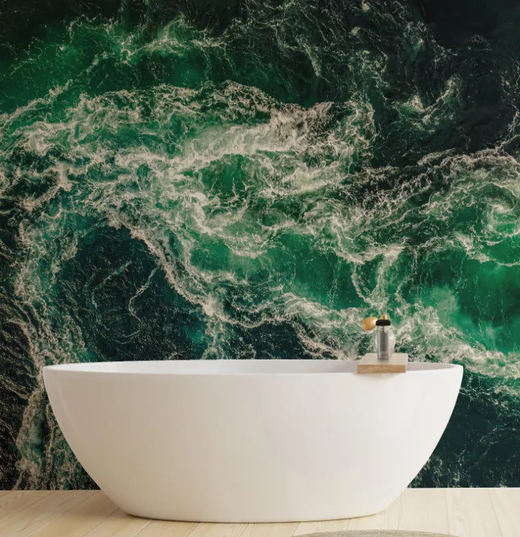 Crystal Clear Waves Wallpaper image 1