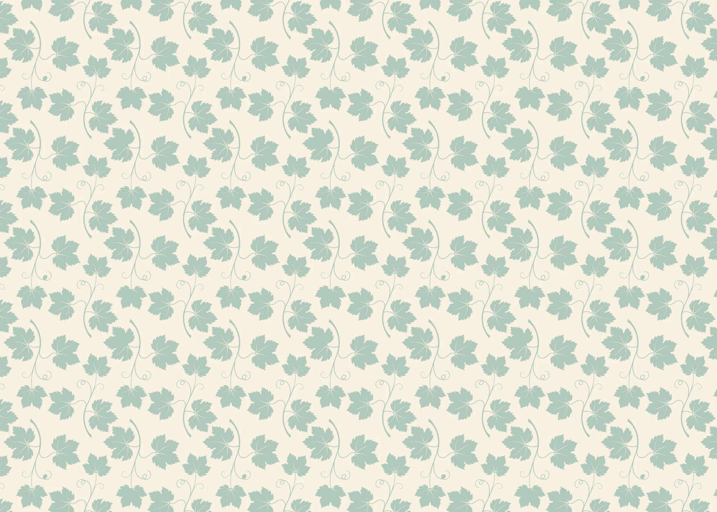 Sage Green Vine Leaf Wallpaper | Peel and Stick Wall Covering image 5