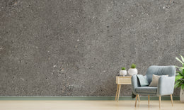 Concrete Peel and Stick Wallpaper | Gray Cement Modern Home Decor