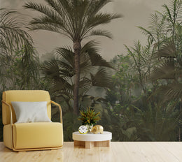 Green Vibrant Tropical Rainforest Jungle Wallpaper