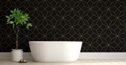 Diamond Geometric Pattern Peel and Stick Wallpaper