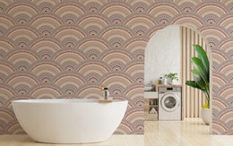 Vibrant Ethnic Boho Design Peel and Stick Wallpaper