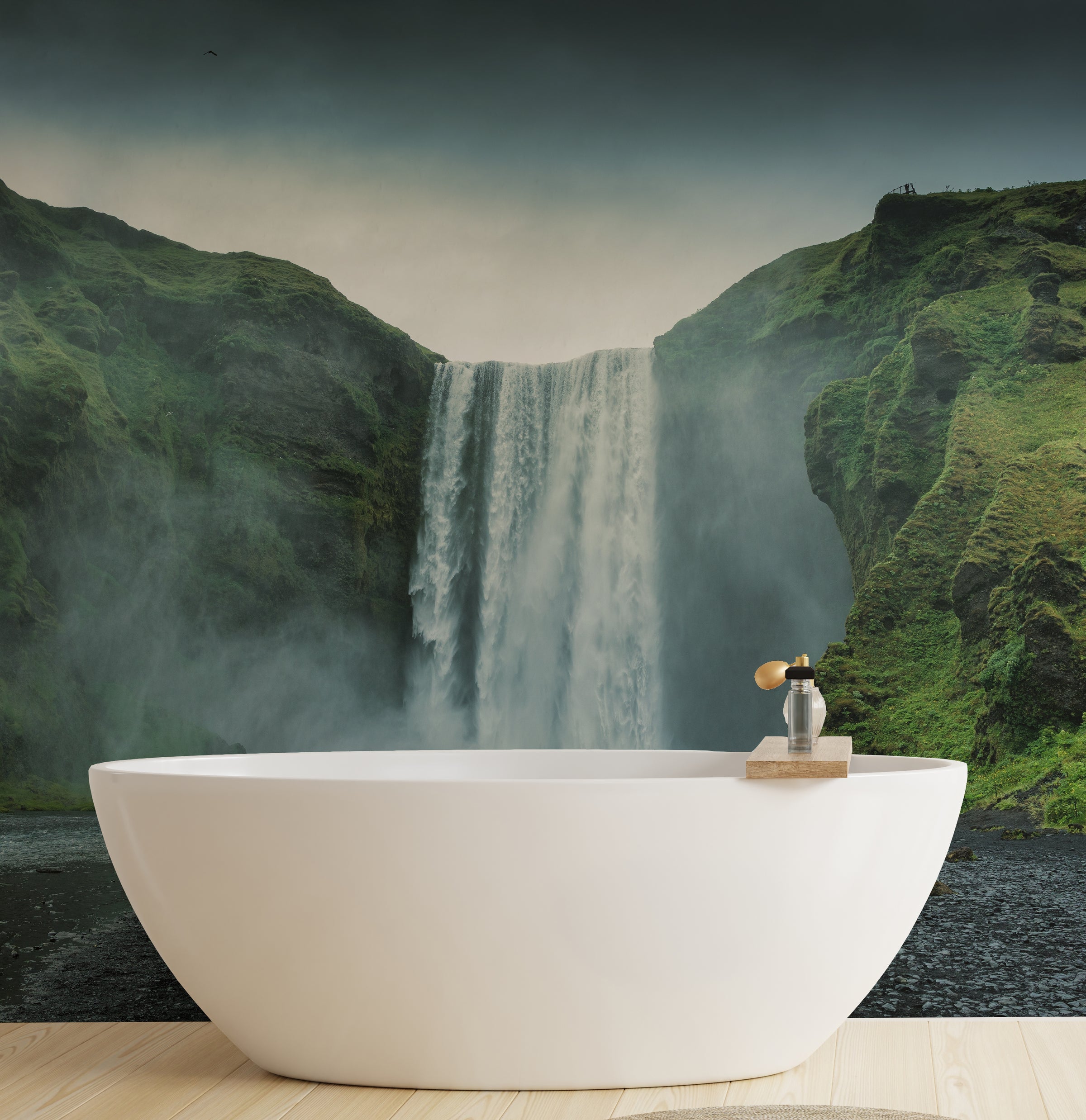 The Allure Waterfall Jungle Wall Mural