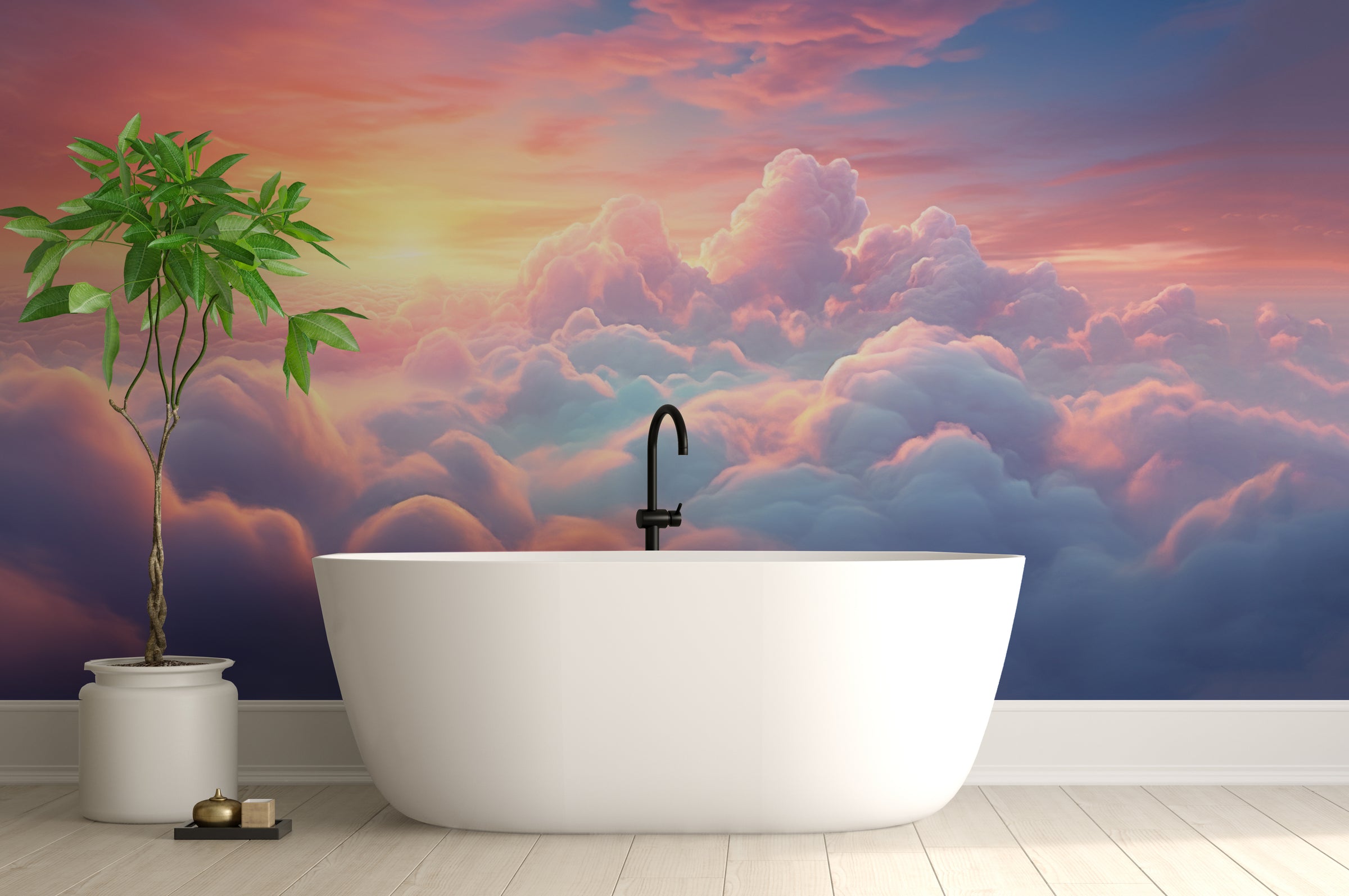 Peaceful Cloud Nature Wallpaper