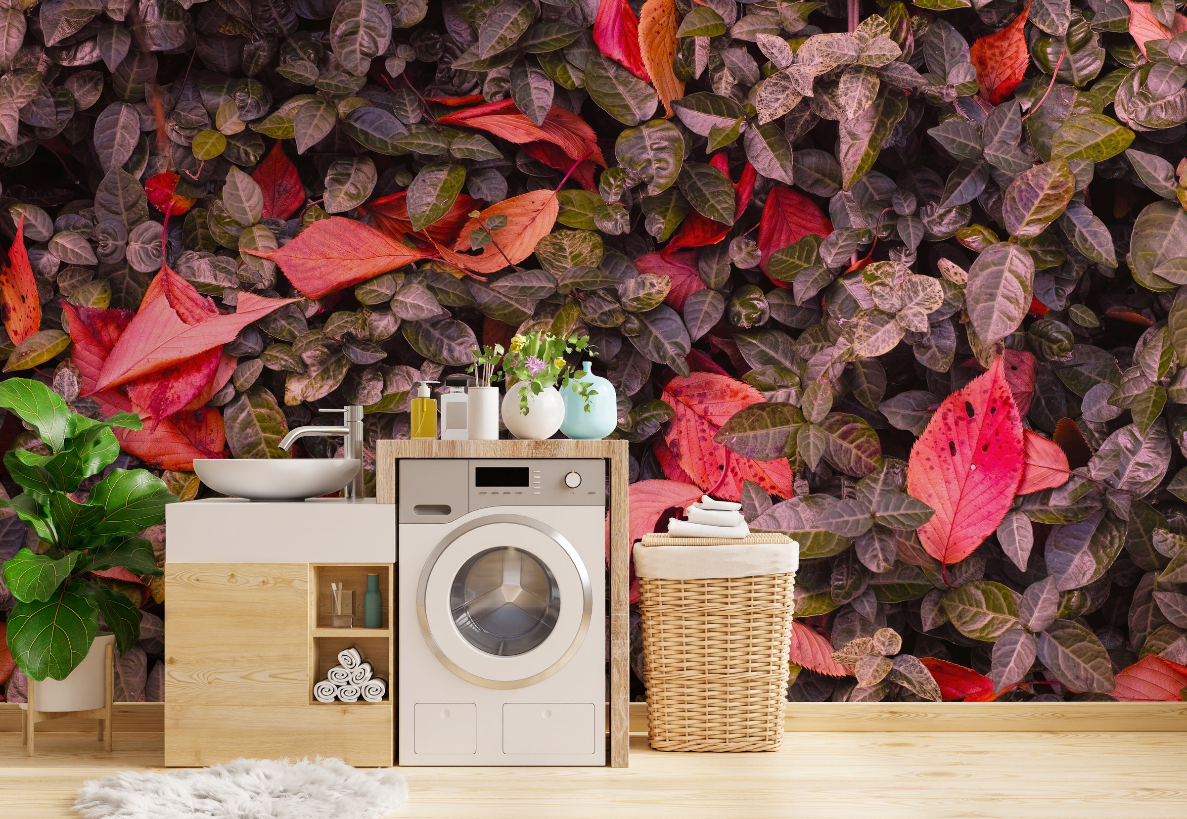 Floral Bloom Garden Nursery Wallpaper