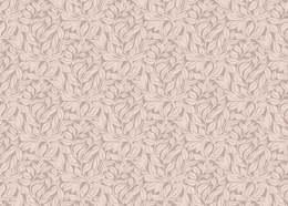 Neutral Leaf Wallpaper | Taupe Beige Botanical Leaves Peel and Stick