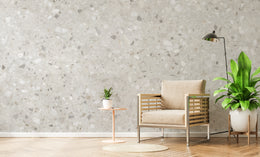 Terrazzo Wallpaper | Beige Stone Modern Peel and Stick Home Decor