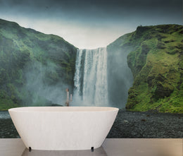 The Allure Waterfall Jungle Wall Mural